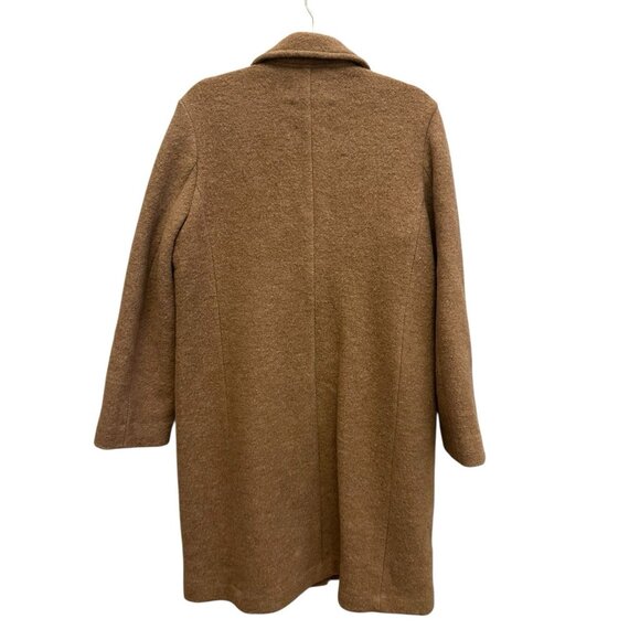 J Crew Daphne Topcoat in Italian Boiled Wool Camel Tan Coat Sz 12 NEW $298 CC208 - Picture 6 of 6